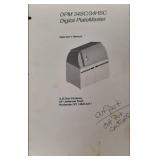 A.B. Dick Digital PlateMaster 34 SC/HSC With Instructions, & Parts Manual  Unit Measures 44.5" X 28" X 56"  *Buyer Responsible For Removal* *No Assistance or Equipment will be Available for Removal*