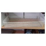 (3) Pegboard Display/Storage Baskets 29.5 X 14" X 5.5"