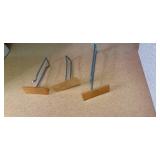 Retail Display Pegboard Hooks With Tags *See Photos*