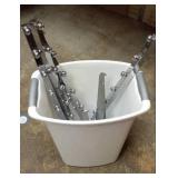 Display Slatwall Tubes  & Small Trash Bin