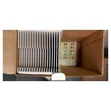 (3) Compact Tissue Dispensers In Box, & Time Card Rack Model# 120R in Box