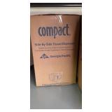 (3) Compact Tissue Dispensers In Box, & Time Card Rack Model# 120R in Box
