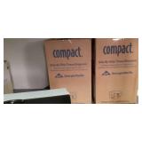 (3) Compact Tissue Dispensers In Box, & Time Card Rack Model# 120R in Box
