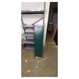 Metal Shelf 36" X 18" X 75"  & Additional Pegboard Display Section *Contents Not Included*...