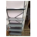 Metal Shelf 36" X 18" X 75"  & Additional Pegboard Display Section *Contents Not Included*...