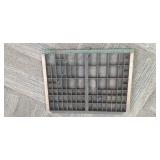 Vintage Printers Box, Letter Tray W...