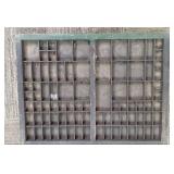 Vintage Printers Box, Letter Tray W...