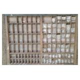 Vintage Printers Box, Letter Tray W...