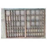 Vintage Printers Box, Letter Tray W...