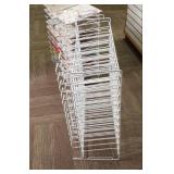 (2) 12" X 12" Free Standing 24 Slot Stackable Wire Display Stand *Contents Not Included*