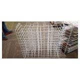 (2) 12" X 12" Free Standing 24 Slot Stackable Wire Display Stand *Contents Not Included*