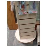 Round Slatwall Display Carousel 15"...