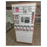 Double Sided Slatwall Display Shelf...