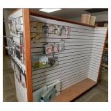 Double Sided Slatwall Display Shelf...