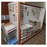 Double Sided Slatwall Display Shelf...