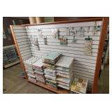 Double Sided Slatwall Display Shelf...