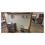 Double Sided Slatwall Display Shelf...