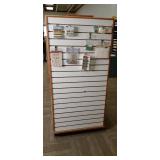 Double Sided Slatwall Display Shelf...