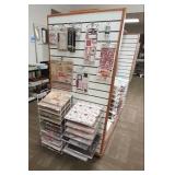 Double Sided Slatwall Display Shelf...