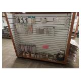 Double Sided Slatwall Display Shelf...