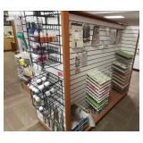 Double Sided Slatwall Display Shelf...