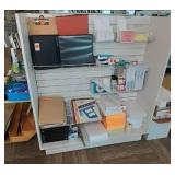 Double Sided Slatwall Panel Board Display Shelving Unit 48" x 30" x 54" *Contents Not Included* *Buyer Responsible For Removal*