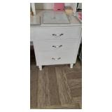 Large 2 Section Vintage Painted Whi...