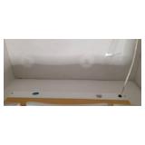 Large 2 Section Vintage Painted Whi...