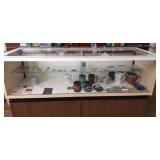 Sales Display Counter With Glass To...