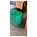 Metal Shopping Basket Stand Full of...