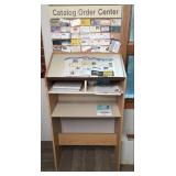 Wood Podium Style Stand with Attach...