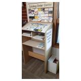 Wood Podium Style Stand with Attach...