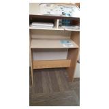 Wood Podium Style Stand with Attach...