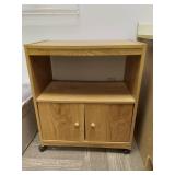Storage TV Stand on Wheels 25" x 14...