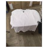Rubbermaid 18 Gallon Tote Full of White & Black T-Shirts in Various Sizes *See Photos*