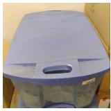 28.8 Gallon Tote With Lid Full of New T-Shirts *Various Sizes & Colors* *See Photos*