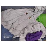 28.8 Gallon Tote With Lid Full of New T-Shirts *Various Sizes & Colors* *See Photos*