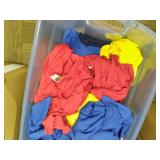 28.8 Gallon Tote With Lid Full of New T-Shirts *Various Sizes & Colors* *See Photos*