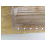 Display Dynamics 12" x 12" Clear Plastic Pegboard Display Shelf (25 pcs)