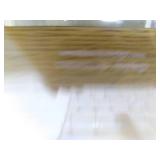 Display Dynamics 12" x 12" Clear Plastic Pegboard Display Shelf (25 pcs)