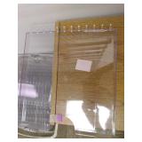 Display Dynamics 12" x 12" Clear Plastic Pegboard Display Shelf (25 pcs)