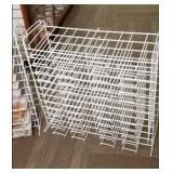 (2) 12" X 12" Free Standing 24 Slot Stackable Wire Display Stand *Contents Not Included*