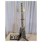 Zebra Motif Electric Bass Guitar