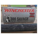 Winchester 300 Savage 150 GR. Power-Point Cartridges