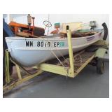Boat, Motor and Homeade Trailer