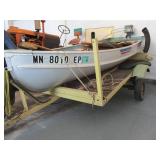 Boat, Motor and Homeade Trailer