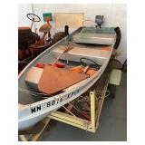 Boat, Motor and Homeade Trailer