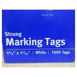 Strung Marking Tags