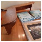 Lot of home decor such as table nik...
