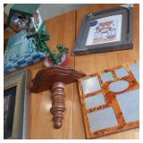 Lot of home decor such as table nik...